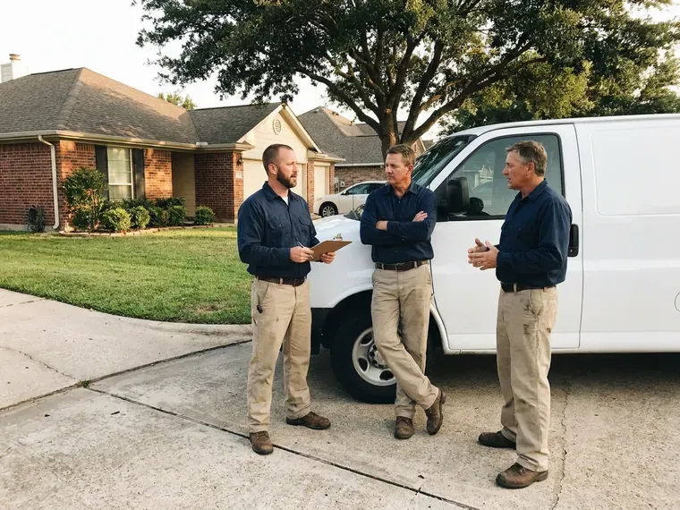 DFM Plumbing technician providing garbage disposal replacement in Jackson, MS