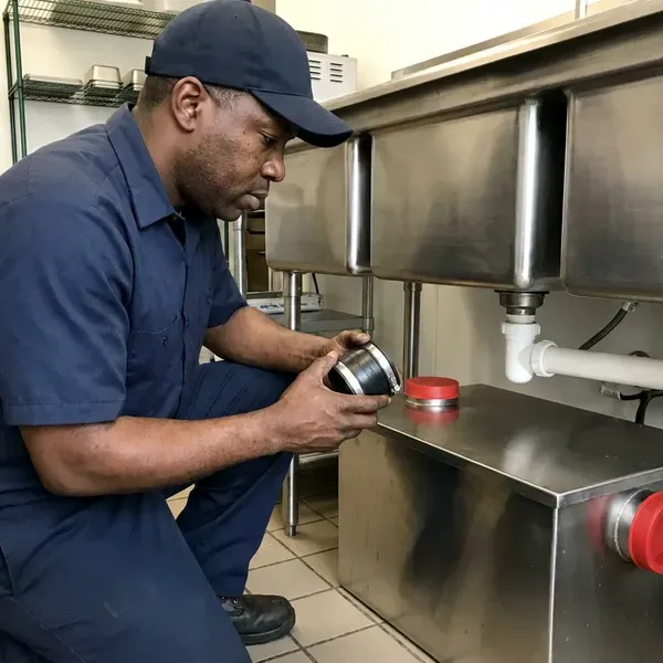 Professional grease trap installation, Jackson, MS
