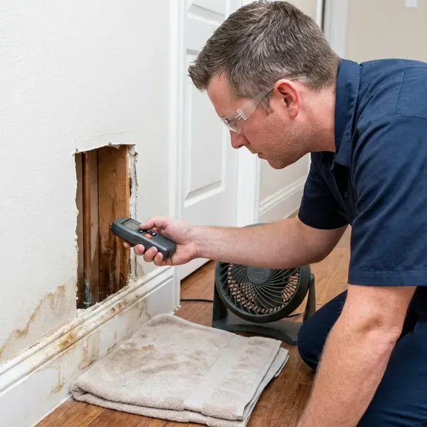 DFM Plumbing technician providing leak detection in Ridgeland, MS