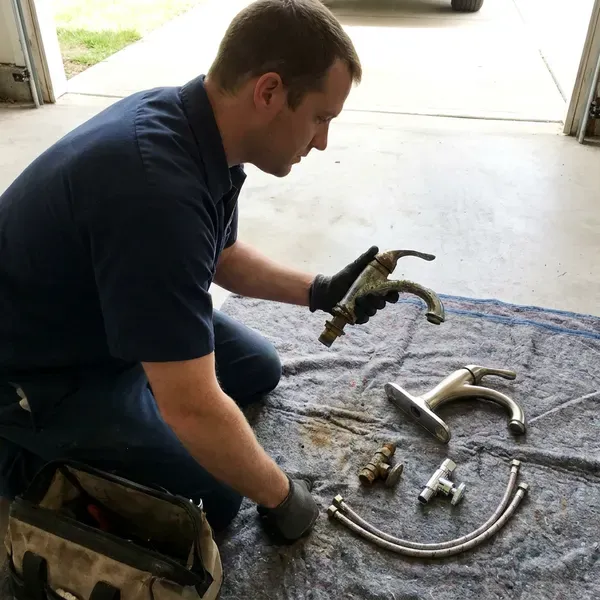 DFM Plumbing technician providing plumbing replacement in Jackson, MS