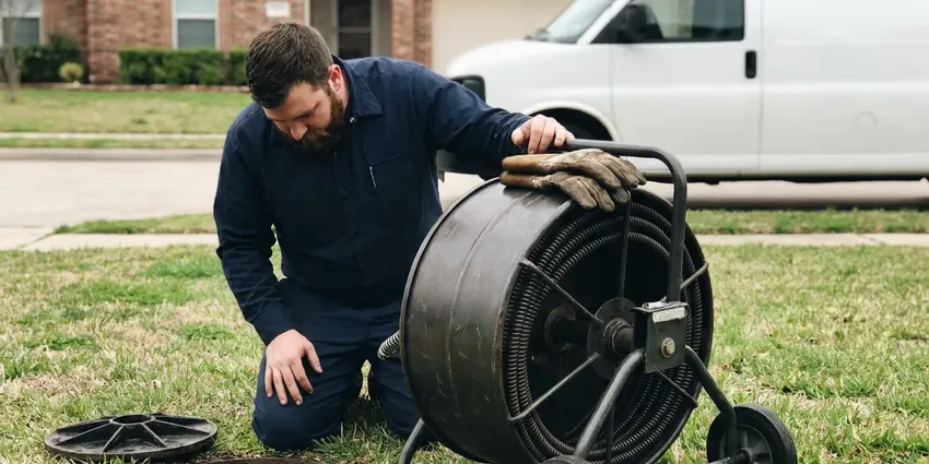 Local hot water tank maintenance by DFM Plumbing, Jackson