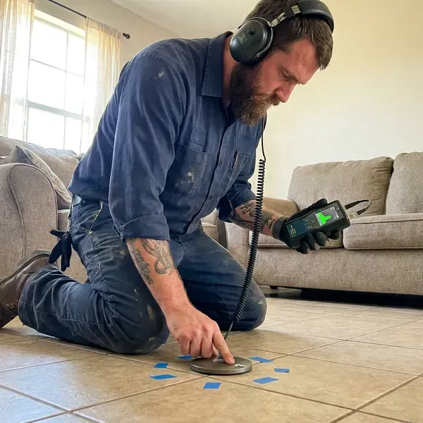 Professional slab leak detection, Brandon, MS