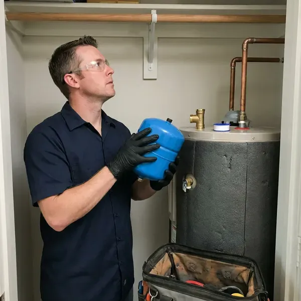 Professional water heater expansion tank installation, Jackson, MS