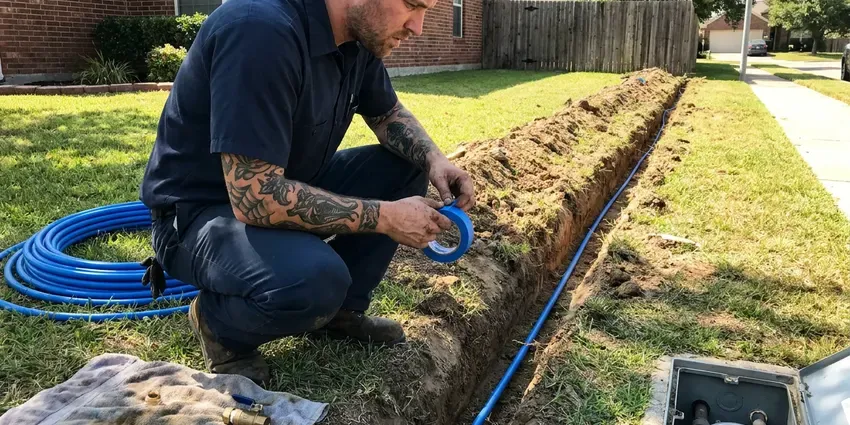 Water Line Installation in Jackson