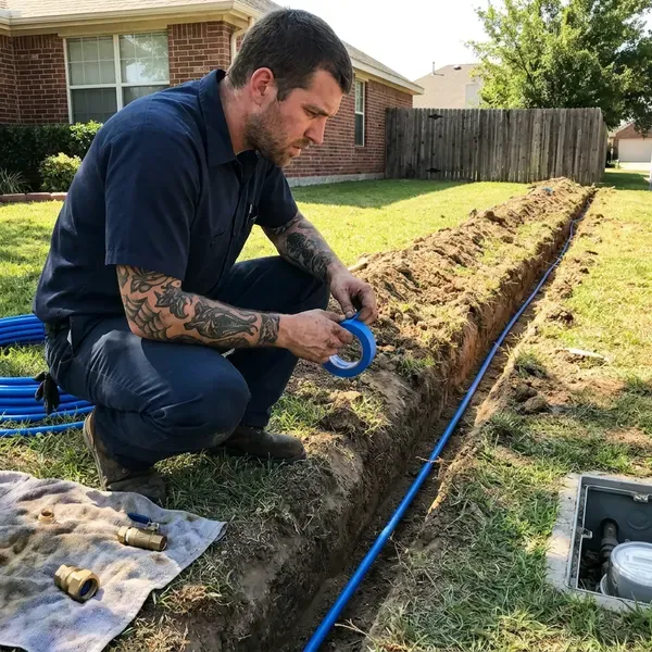 Water Line Installation near Jackson, MS